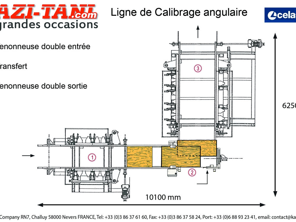 Ligne de tenonnage calibrage double CELASCHI - C2999 Image 6